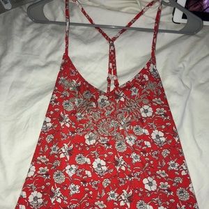 Hollister floral pattern Tank Top